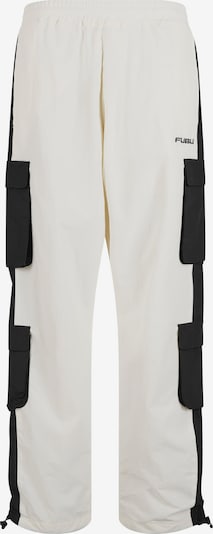 FUBU Calças cargo em preto / branco, Vista do artigo