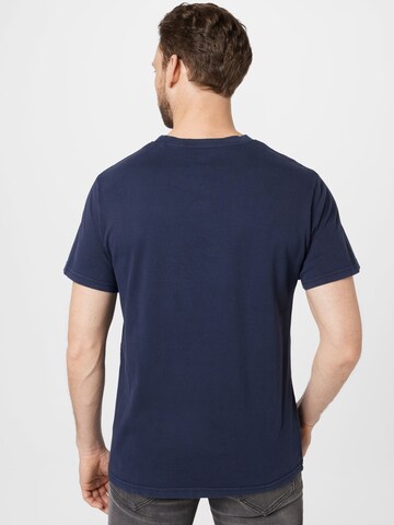 GUESS T-Shirt 'Barry' in Blau
