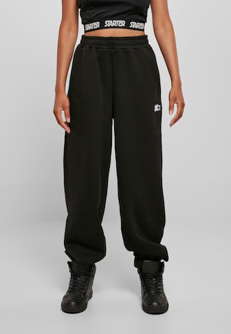 Effilé Pantalon Starter Black Label en noir : devant