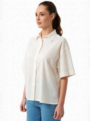 Organication Bluse in Weiß