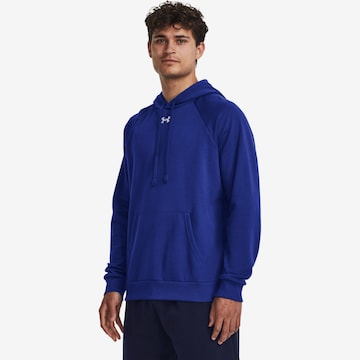 UNDER ARMOUR Athletic Sweatshirt in Blue: front
