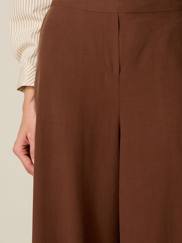 Baggy Pantalon oltre en marron