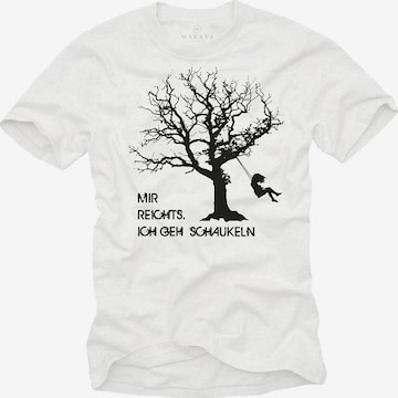 MAKAYA Shirt in White: front