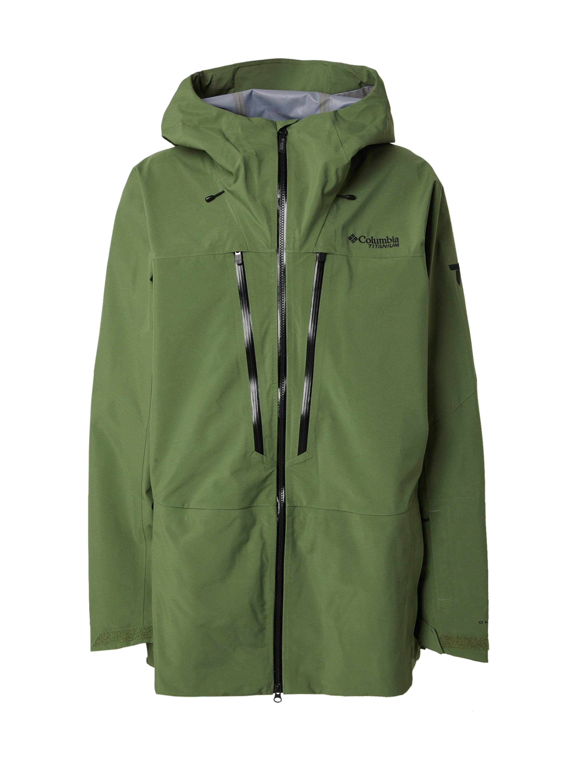 COLUMBIA - Casaco deportivo 'Platinum Peak II' em verde: frente