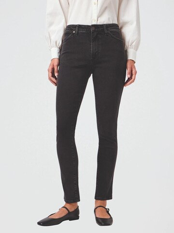 WRANGLER Skinny Jeans 'Wrangler - SIENNA SULTRY BLACKOUT' in Black: front