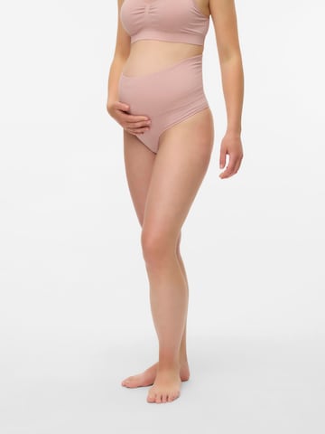 MAMALICIOUS Tanga – pink: přední strana