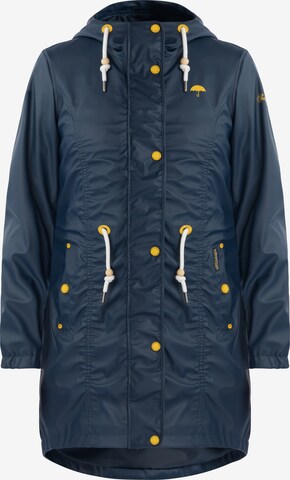 Schmuddelwedda Raincoat in Blue: front