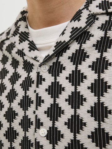 JACK & JONES Классический крой Рубашка 'JORSummer Luke' в Черный