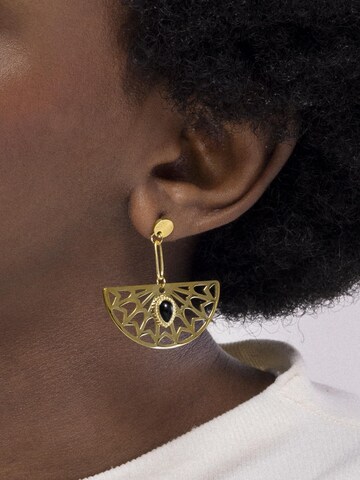 Luxenter Earrings 'Tawa' in Black