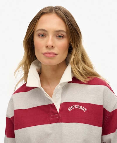 Superdry T-shirt 'Athletic Essentials' en rouge / blanc, Vue avec produit