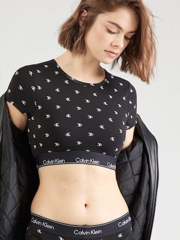 Calvin Klein Underwear Тениска в черно: отпред