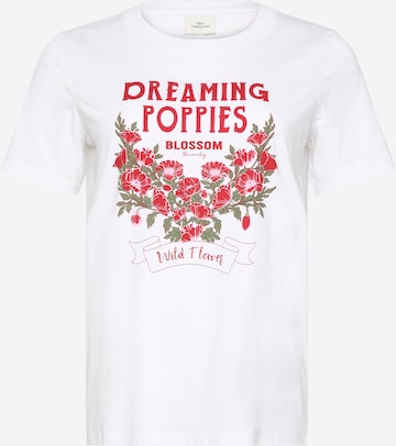 ONLY Carmakoma Μπλουζάκι σε λευκό: μπροστά