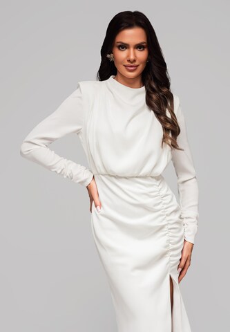 Ombre Avondjurk in Wit