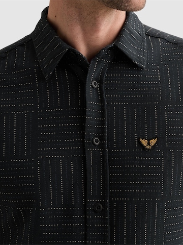 Regular fit Camicia 'Shirt with allover print and short sleeves' di PME Legend in blu