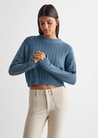 Pull-over MANGO TEEN en bleu : devant