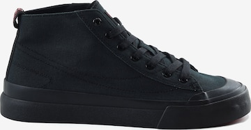 DIESEL - Sapatilhas baixas 'S-ATHOS MID' em preto: frente
