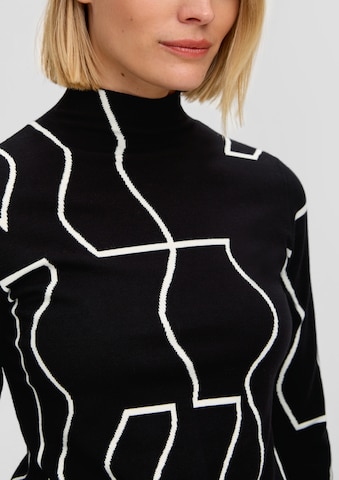 s.Oliver BLACK LABEL Sweater in Black