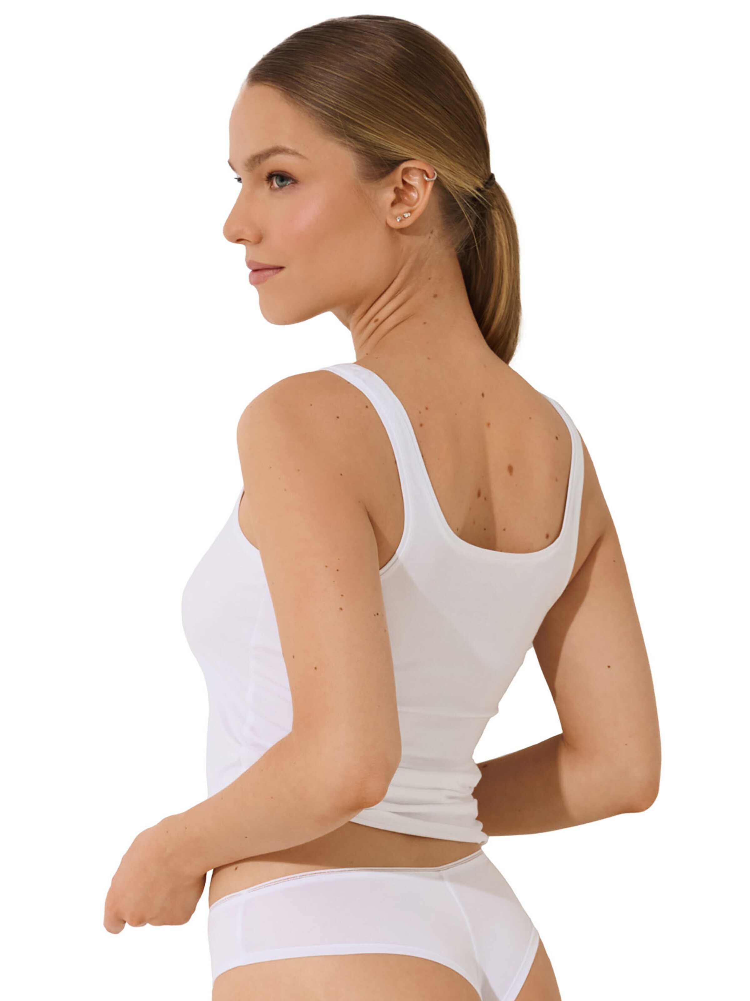 Lisca Undershirt 'Emma' in White