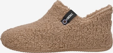 VERBENAS Huisschoenen 'Yoi' in Bruin: voorkant