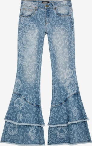 Desigual - Flared Calças de ganga em azul: frente