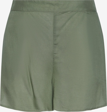 PIECES Normální Kalhoty 'NYA' – zelená: přední strana
