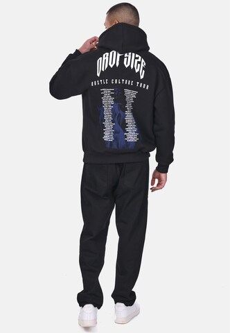 Sweat-shirt 'Embo' Dropsize en noir