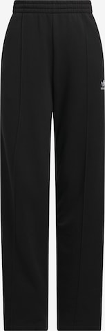 Wide leg Pantaloni di ADIDAS ORIGINALS in nero: frontale