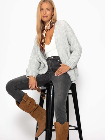SASSYCLASSY Oversized Cardigan in Grey