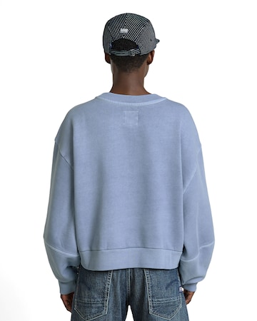 G-STAR Sweatshirt 'Overdyed' in Blau