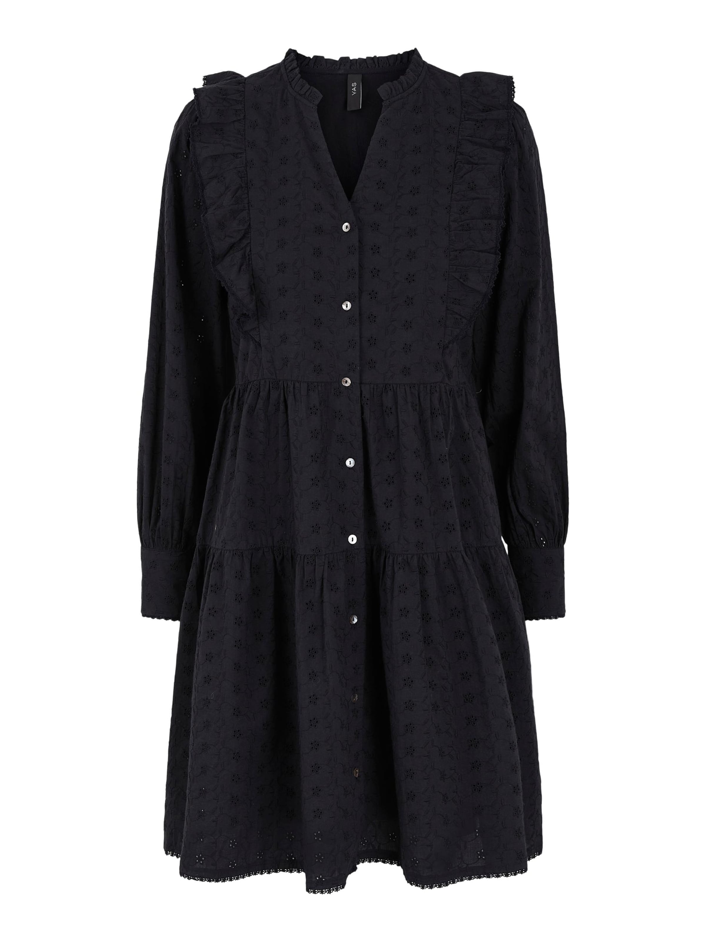 Robes Robe-chemise Sanna Y.A.S en Noir 