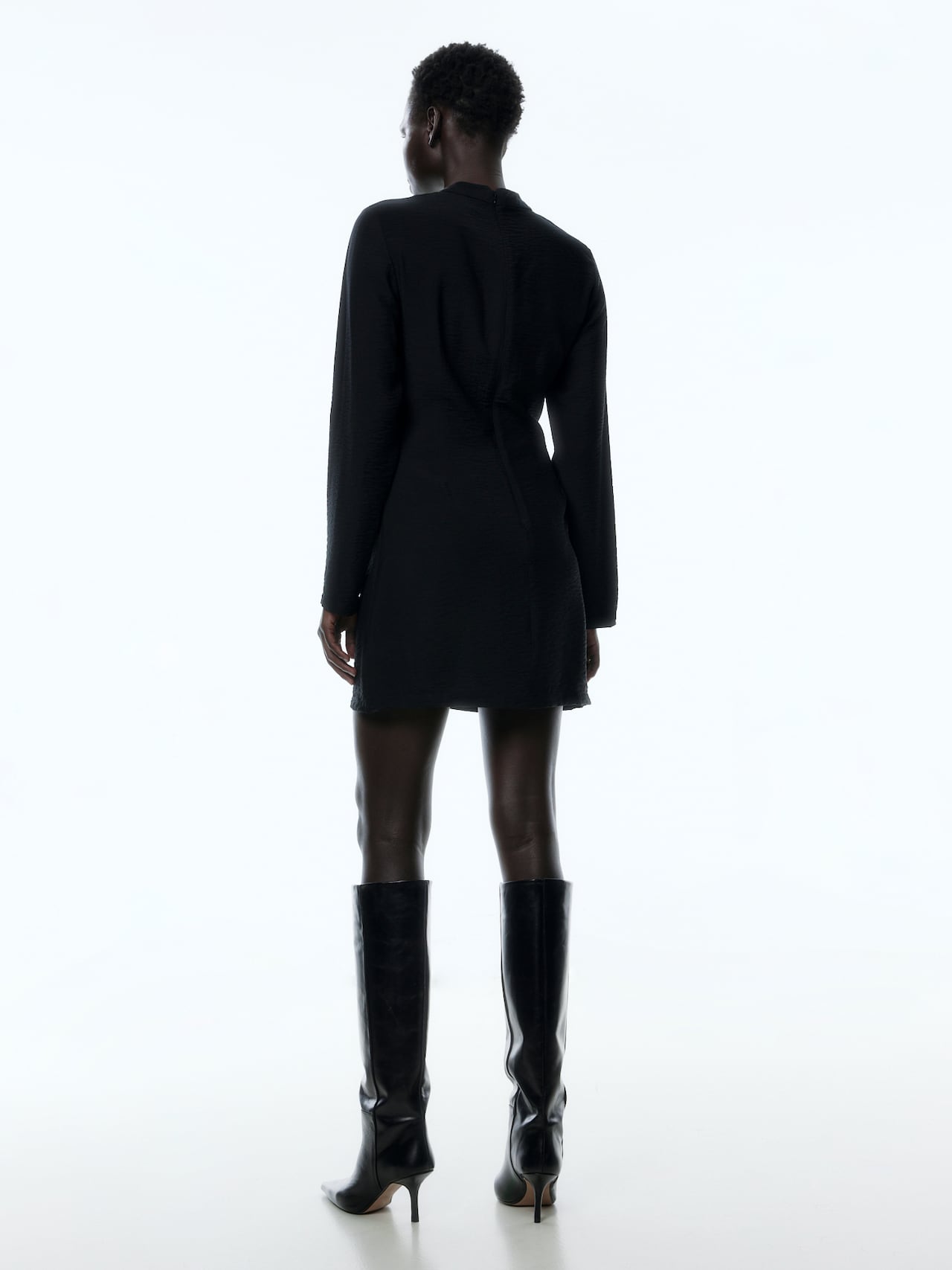 EDITED Jurk ' Birga' Zwart