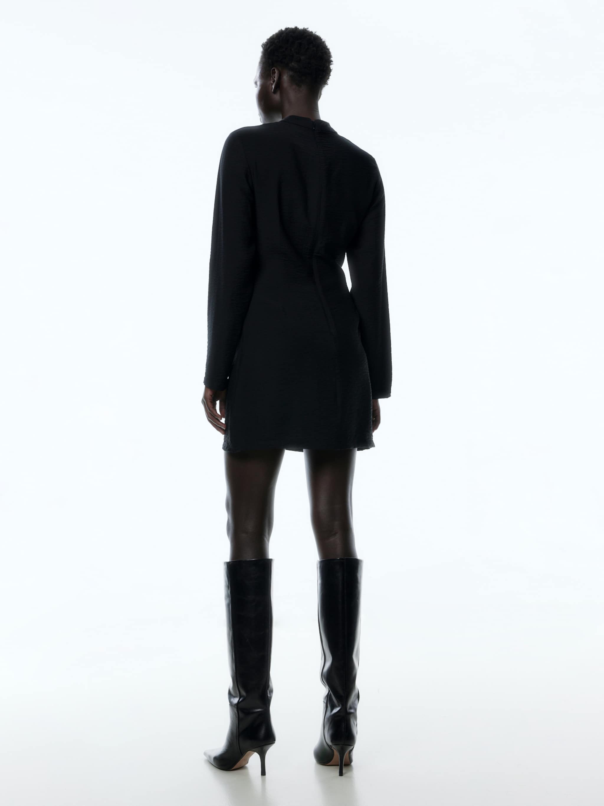 EDITED Jurk ' Birga' Zwart