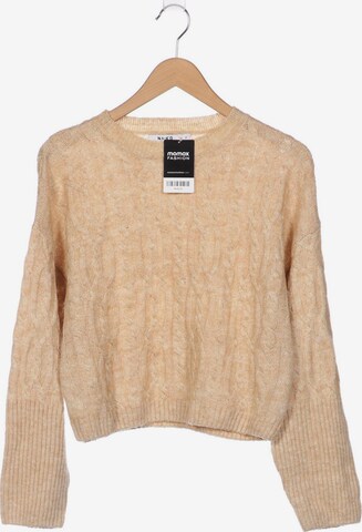 NA-KD Sweater & Cardigan in M in Beige: front