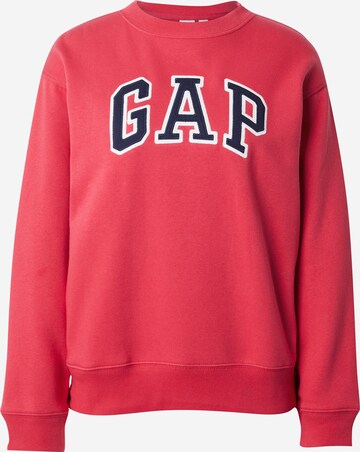 GAP - Sweatshirt 'HERITAGE' em vermelho: frente