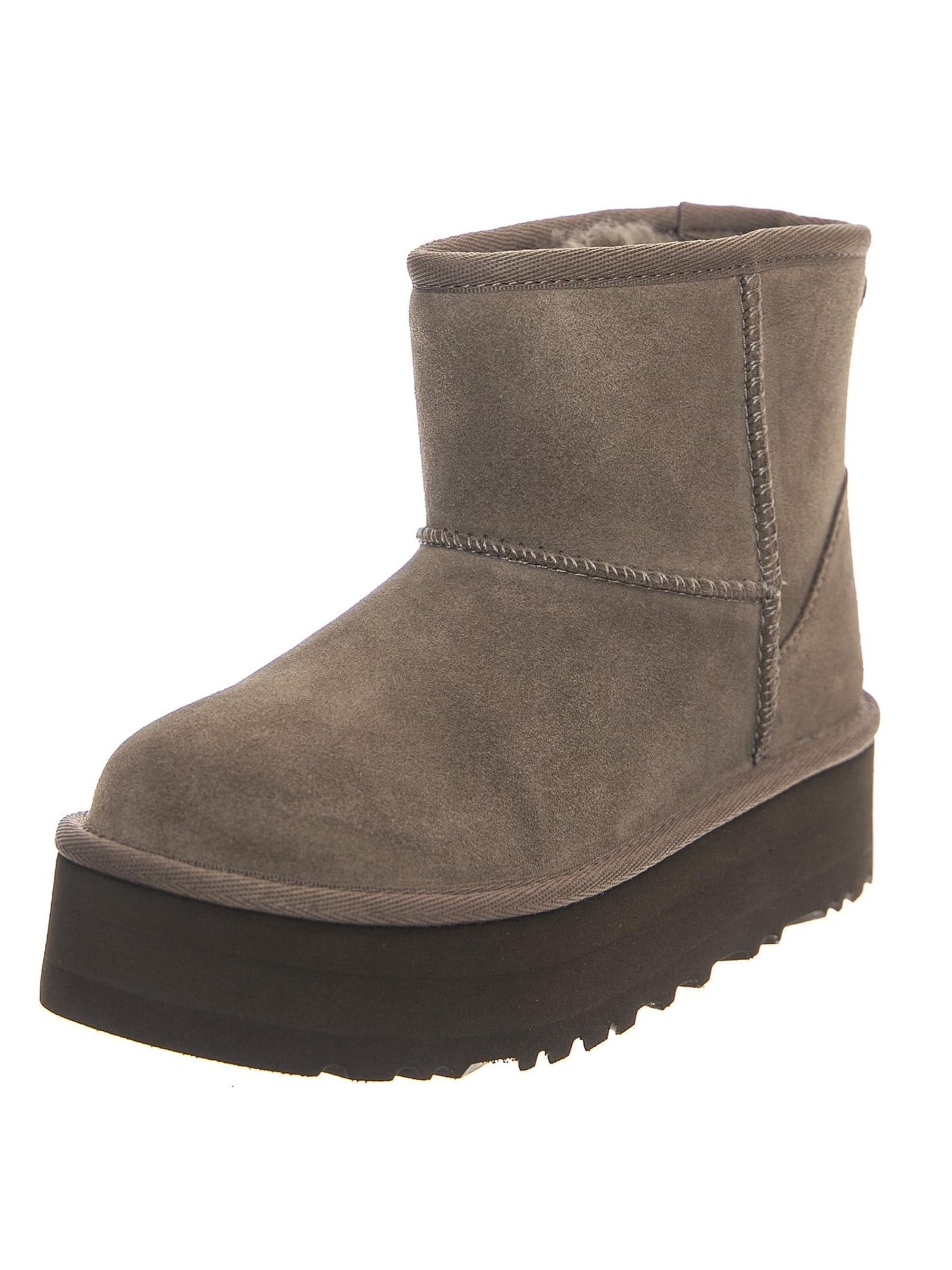 Stivale 'Mount Hope Fleece Grey' di UGG in marrone: frontale