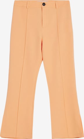 évasé Pantalon Bershka en orange : devant