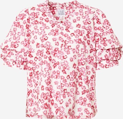 Line of Oslo Bluse 'Pie' in pink / weiß, Produktansicht