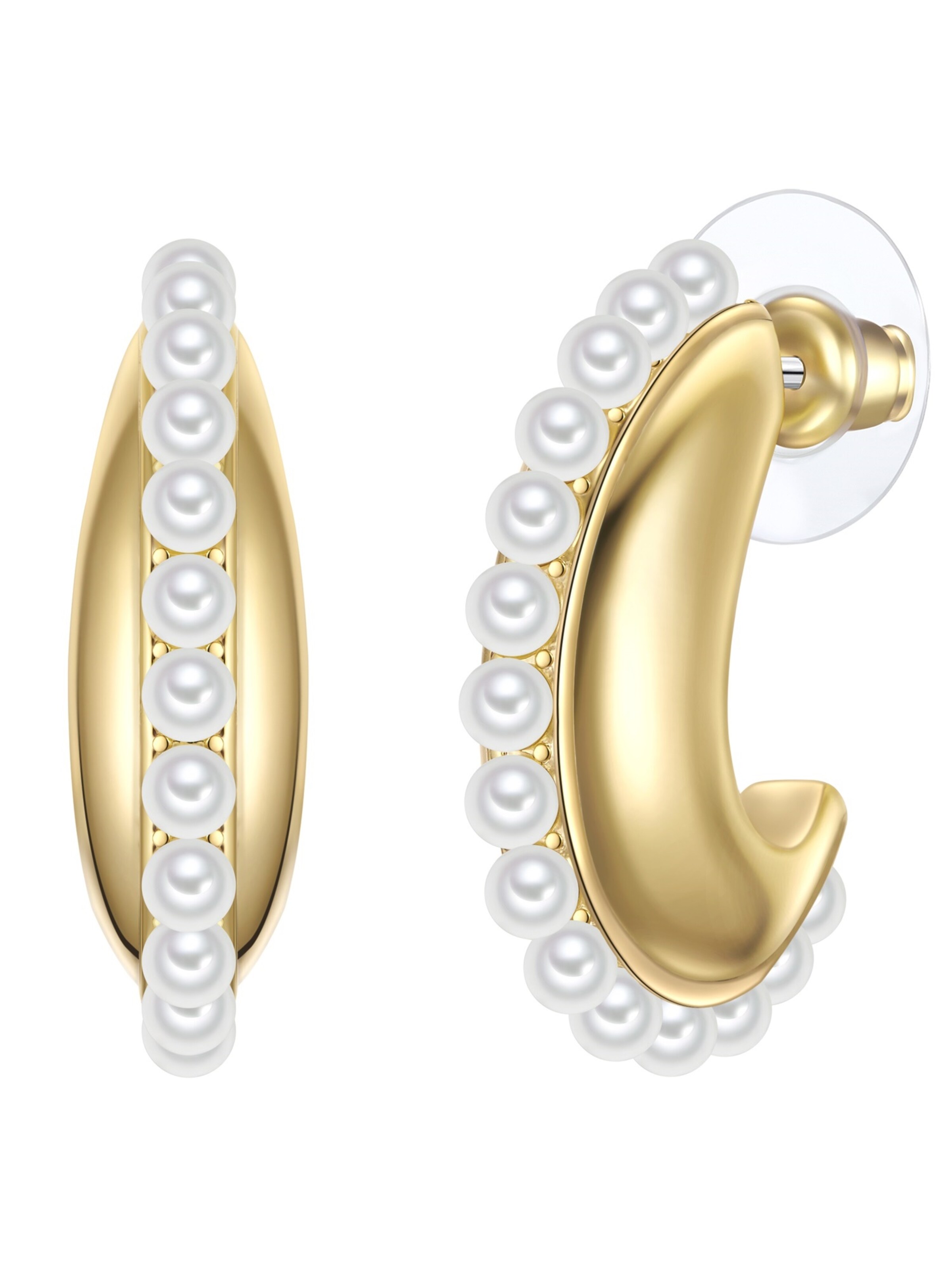 Orecchini di Yokoamii in oro: frontale