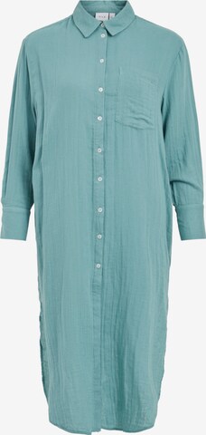 VILA Skjortklänning 'FRILA' i blå: framsida