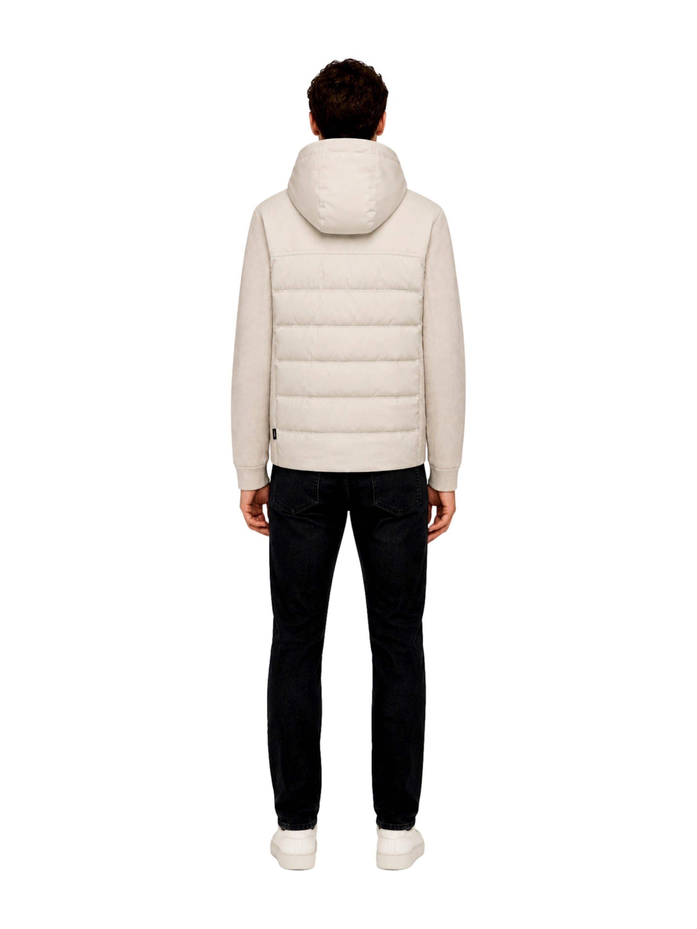 Woolrich Übergangsjacke 'Bering Hybrid' in Beige