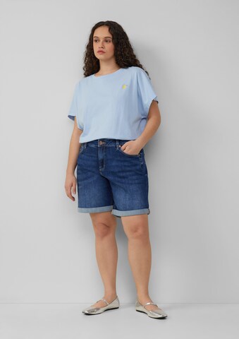 QS Regular Jeans in Blau