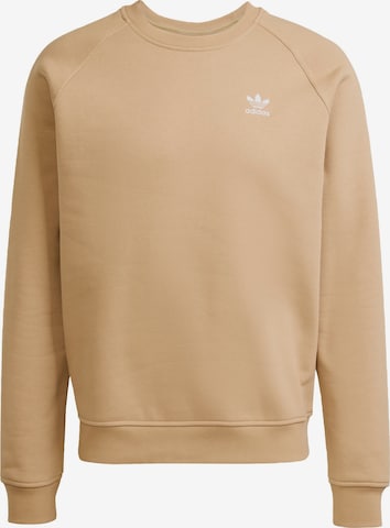 ADIDAS ORIGINALS Свитшот 'Trefoil Essentials' в Коричневый: спереди