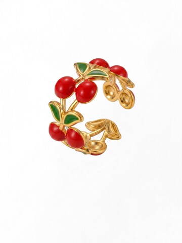 Nemomatheo Ring 'Cherry Bliss' in Gold: front
