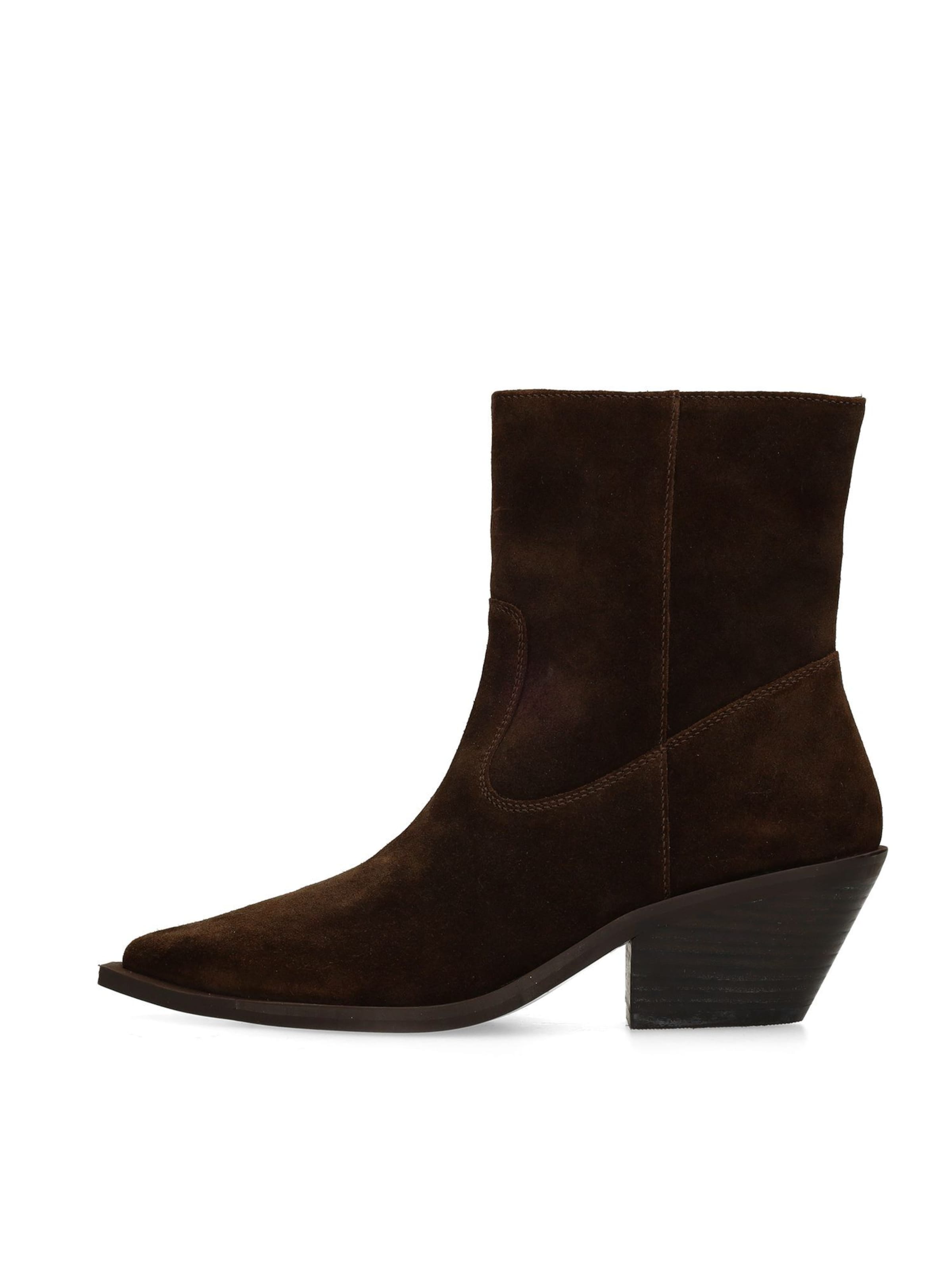 SACHA Cowboy Boots in Brown