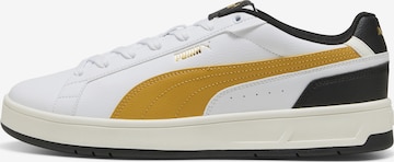 Baskets basses PUMA en blanc : devant