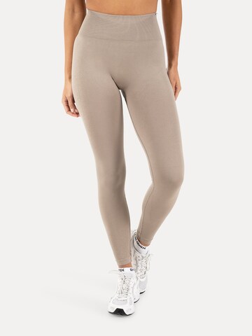 Smilodox Skinny Leggings in Beige: voorkant