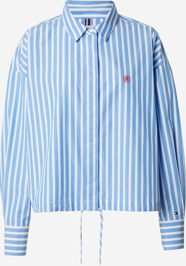 TOMMY HILFIGER Bluse in blau / rot / weiß, Produktansicht