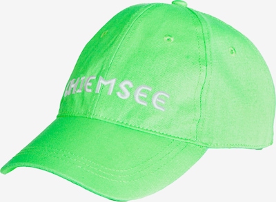 CHIEMSEE Sportcap in neongrün / weiß, Produktansicht