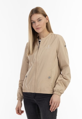 DreiMaster Maritim Between-season jacket in Beige: front