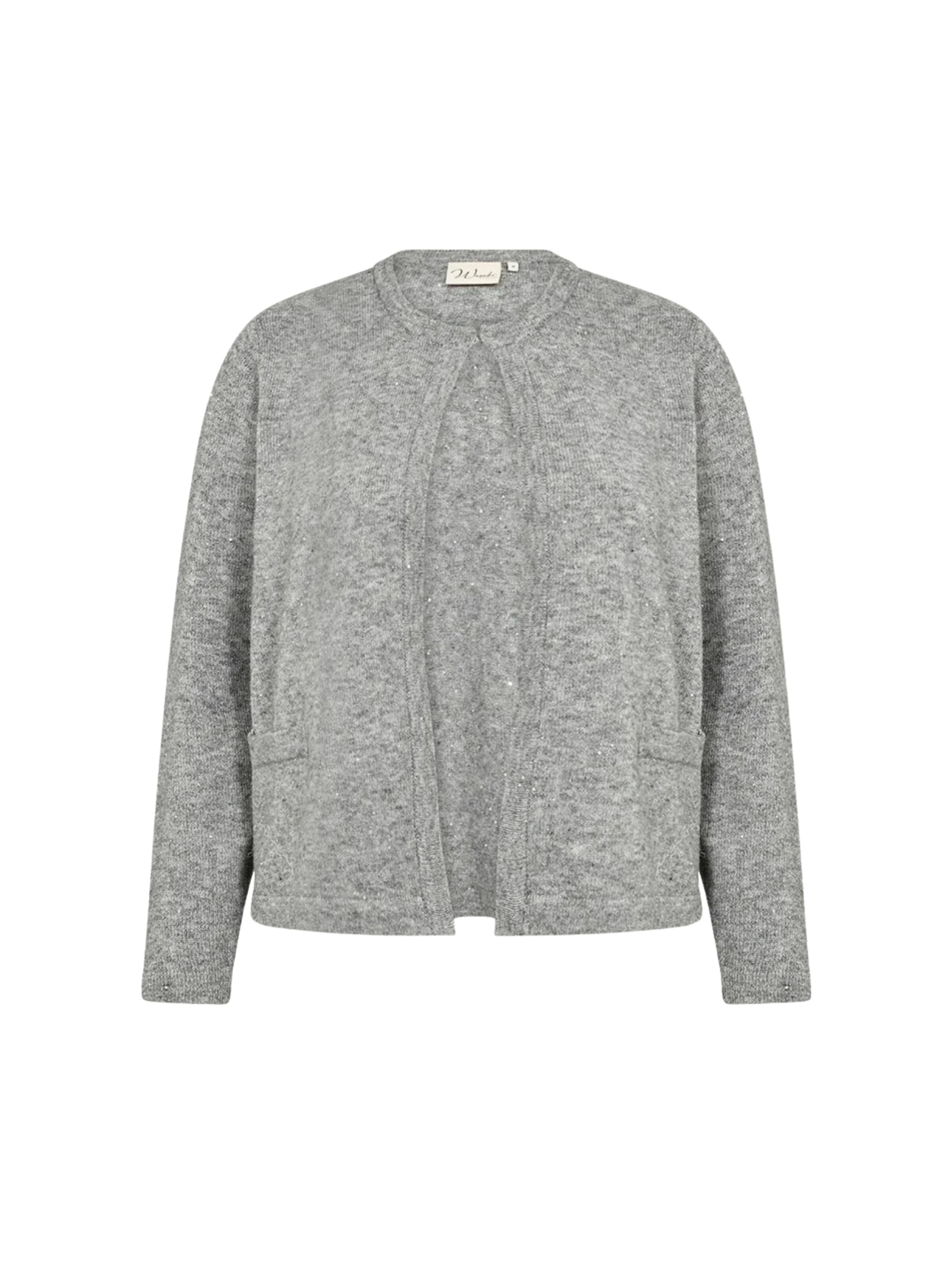 Wasabi Concept Kardigan ' WA-KLIO ' – šedá: přední strana